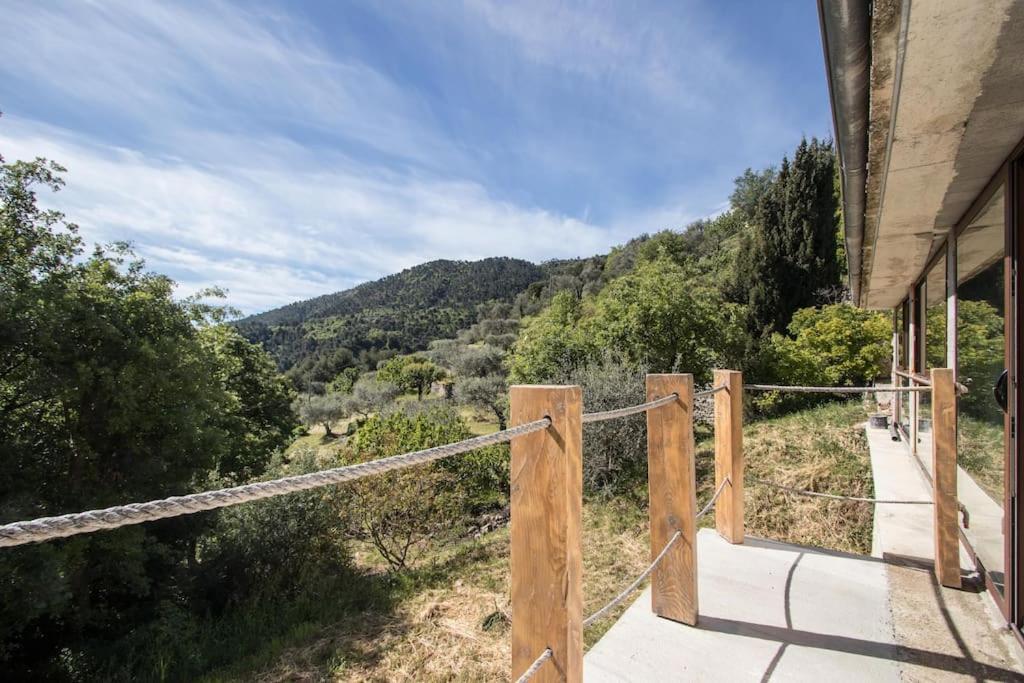 Bas De Villa Au Milieu Des Oliviers. Chateauneuf-Villevieille Eksteriør billede